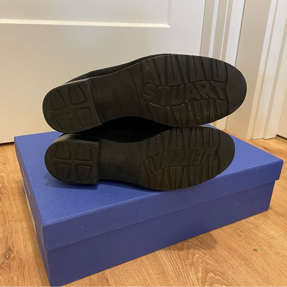 Stuart Weitzman Iconic Black Suede Over-the-Knee Boots Size 6 EUC - Picture 6 of 8